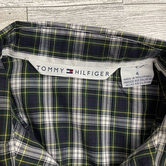 Tommy Hilfiger Button Down Shirt Size 4 - Picture 3 of 5